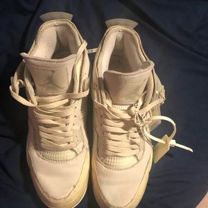 Off white Jordan 4s